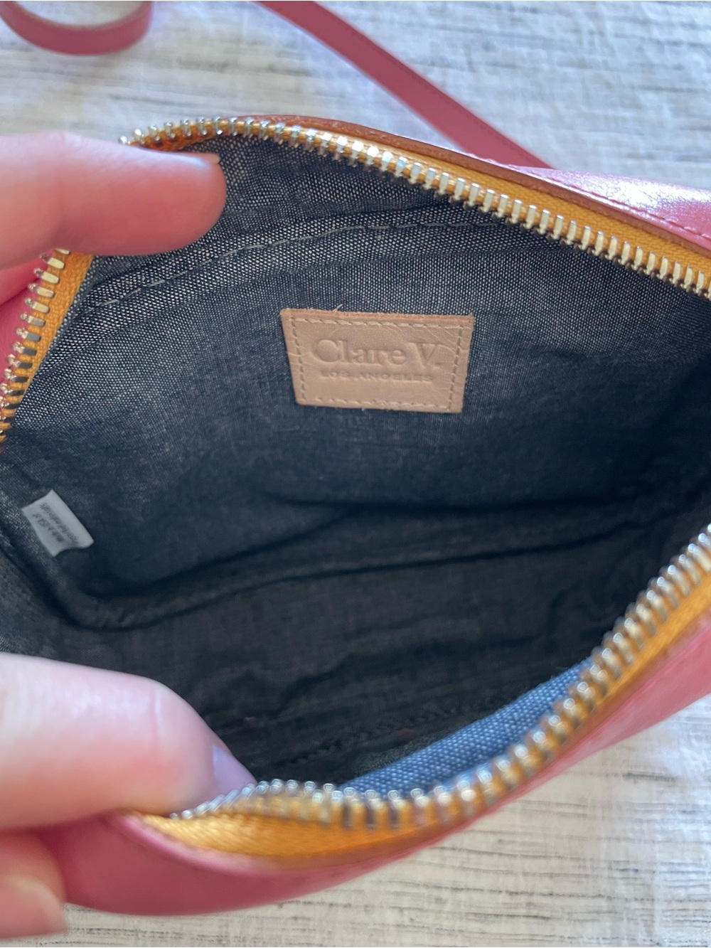 Clare V. Lollipop Midi Sac Leather Crossbody Bag - Picture 7 of 7